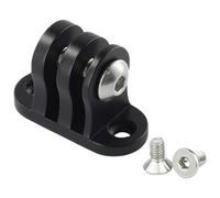 Supporto per fotocamera sportiva da bicicletta, base, supporto luce anteriore per bicicletta, adattatore, supporto per computer in lega di alluminio per Garmin GoPro