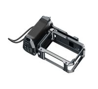 Supporto per fotografia di strada fotocamera per DJI Osmo Action 5 Pro/4/3: impugnatura in alluminio con sgancio rapido e pulsante di scatto, attacco a slitta, cinturino da polso, filettatura da 1/4"