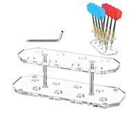 Supporto per freccette, 8 capacità, in acrilico, elegante organizer per freccette, in acrilico, per bar, sala giochi, ufficio, scrivania per interni, per amanti, familiari, amici, bar, sala giochi