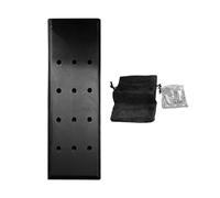 Supporto per freccette, borsa portaoggetti per casa, garage, sala giochi, struttura in legno massiccio con design montabile a parete, 12 fori, organizer per appartamenti, bar, grotte degli