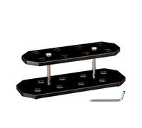 Supporto per freccette trasparente: inclinato, otto freccette visibili, accessorio di montaggio, durevole, per ufficio, sala giochi o garage, durevole regalo | un accessorio compatto ed elegante per