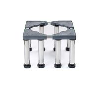 Supporto per frigorifero 4812 gambe regolabile base per lavatrice Stand estensibile per elettrodomestico Frigorifero Stand 2932 cm di altezza piani di cottura vassoio grande esterno contenitore