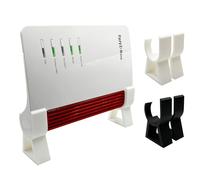 Supporto per Fritzbox 7510 e 7530 AX AVM (set da 2) - Supporto per router modem - Made by R-Satz Shop (bianco)