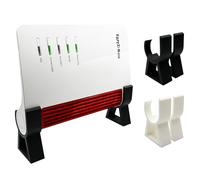 Supporto per Fritzbox 7510 e 7530 AX AVM (set da 2) - Supporto per router modem - Made by R-Satz Shop (nero)