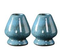 Supporto per fruste Chasen per principianti Set di strumenti Matcha per preparazione di tè giapponesi in ceramica fruste titolari di fruste per tè robusti decorazione della stanza