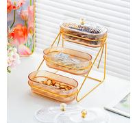 Supporto per frutta a più livelli, piatto per , contenitore per servire a 3