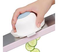 Supporto per frutta di sicurezza, protezione per le dita, per affettatrice vegetale, per la sicurezza delle mani, per pialla Veggie Taglier, protezione per le dita, per mandolino