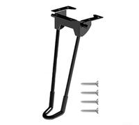 Supporto per gambe da tavolo per treppiede da esterno pieghevole accessorio da tavolo con struttura in acciaio e protezioni per pavimenti in gomma per una maggiore stabilità
