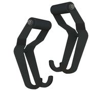 Supporto per ganci di sicurezza per manubri - ergonomico - Ganci per manubri resistenti per sviluppati sdraiati, per palestra, casa, interni, uomini, donne, giovani adolescenti, Fam