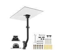 Supporto per Gen 3/4/4X per Starlink, Kit di Piatto da Parete/Soffitto Regolabile con Palo Rotante A 360 e Adattatore per Tubo Gen 3.