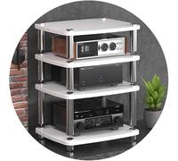 Supporto per giradischi e amplificatori ad alta fedeltà, in MDF ammortizzante, qualità del suono, robusto design moderno per audiofili e amanti della musica