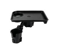 Supporto per Goblet per auto, per passeggino, aereo, sedile posteriore, passeggero, guidatore, supporto per snack da viaggio, tavolo orientabile a 360 gradi, per portabicchieri auto, passeggino