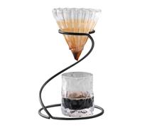 Supporto per gocciolatore per caffè, base stabile, design aerodinamico | Portagoccia per versare sopra il gocciolatore, portafiltro, strumenti per la birra, design salvaspazio
