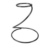 Supporto per gocciolatore per caffè, in metallo professionale, resistente alla ruggine, struttura robusta, riutilizzabile, per versare sopra la stazione del caffè per l'hotel, il (Nera)