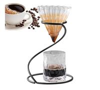 Supporto per gocciolatore per caffè - Supporto per macchina per il versamento in acciaio inossidabile, portafiltro per caffè a goccia manuale, robusto supportos per gocciolatore per birra a cono