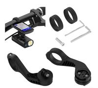 Supporto per GPS da ciclismo, supporto per computer da bici per Garmin per Edge per Igpsport per Blackbird con montaggio faro in materiale ABS design compatto per ciclismo pendolarismo sport all'aria