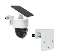 Supporto per grondaia compatibile con Eufy Security SoloCam S340, SoloCam E30/E42 e Eufy Security 4G LTE Cam S330, supporto per grondaia in acciaio inox, montaggio a parete per fotocamera, senza