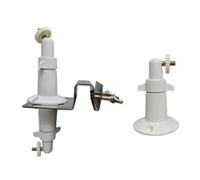 Supporto per grondaia in acciaio inox senza trapano per telecamere di sicurezza, compatibile con Eufycam Ring Plus altri 1 oltre 4 dispositivi filettati, staffa da parete variabile a 90° Pan 180°