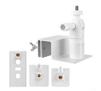 Supporto per grondaia per anello, per Arlo, per telecamere di sicurezza EufyCam e pannelli solari, robusta staffa esterna in ABS, facile da installare, gancio per grondaia per sorveglianza domestica