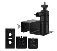Supporto per grondaia per anello, per Arlo, per telecamere di sicurezza EufyCam e pannelli solari, staffa esterna in ABS, per una facile installazione, gancio per grondaia per sorveglianza domestica
