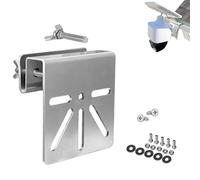 Supporto per grondaia per telecamere Eufy SoloCam S340/E30/E42, S330 e WYZE Solar Cam Pan - senza forare - supporto per Tapo C402, C403, C411, C425, C460, C545D, C610, C615F, C645D Kit, TC85/TC90-Kit