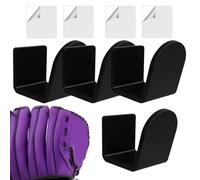 Supporto per guanti da baseball, decorazione per la casa con adesivo, organizer da parete, per interni, casa, ufficio, scuola, dormitorio, camera da, uomini e squadre di giocatori