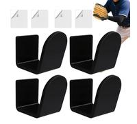 Supporto per guanti da baseball, decorazione per la casa con adesivo, supporto da parete in acrilico per esposizione, per soggiorno, appartamento, dormitorio, aula, hotel, giocatori di softball, sport