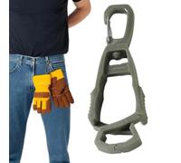 Supporto per guanti da lavoro, con clip, antiscivolo, girevole | Clip per operai edili, guardia, sicurezza sul lavoro, per tenere occhiali, asciugamani, torce, ecc