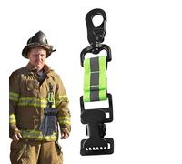 Supporto per guanti da pompiere, clip per guanti da pompiere, supporto per guanti da lavoro dei vigili del fuoco, tessuto di nylon a sgancio rapido, durevole, riflettente, dimensioni regolabili, clip