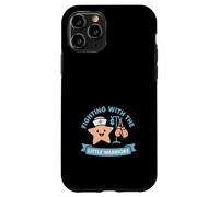 Supporto per guerrieri del cancro della forza dell'infermiera di oncologia pediatrica Custodia per iPhone 11 Pro