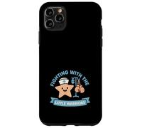 Supporto per guerrieri del cancro della forza dell'infermiera di oncologia pediatrica Custodia per iPhone 11 Pro Max