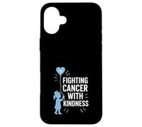 Supporto per guerrieri del cancro della forza dell'infermiera di oncologia pediatrica Custodia per iPhone 16 Plus
