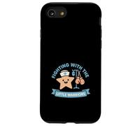 Supporto per guerrieri del cancro della forza dell'infermiera di oncologia pediatrica Custodia per iPhone SE (2020) / 7 / 8