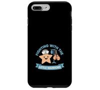 Supporto per guerrieri del cancro della forza dell'infermiera di oncologia pediatrica Custodia per iPhone 7 Plus/8 Plus