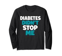 Supporto per guerrieri diabetici per la consapevolezza del diabete di Tipo 1 Maglia a Manica