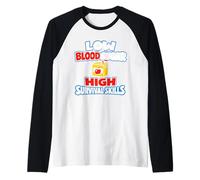 Supporto per guerrieri diabetici per la consapevolezza del diabete di Tipo 1 Maglia con Maniche Raglan