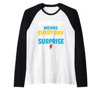 Supporto per guerrieri diabetici per la consapevolezza del diabete di Tipo 1 Maglia con Maniche Raglan