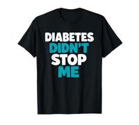 Supporto per guerrieri diabetici per la consapevolezza del diabete di Tipo 1 Maglietta