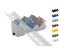Supporto per guida a rotella "Triple" per Shelly-Mini DIN Rail Bracket (35 mm) (grigio)