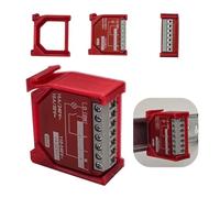 Supporto per guida DIN Rail Adapter Shelly 1PM GEN4 (rosso)