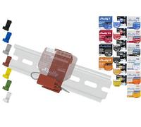 Supporto per guida "Flat" per 18 Shellys: 1 Gen3,1PM Gen3,2PM Gen3,i4 Gen3,Plus 1,Plus 1PM,Plus 2PM,Plus i4,Plus 0-10V Dimm,Wave 1,Wave 1PM,Wave 2PM,Wave Shutter,Wave i4 (rosso Prime)