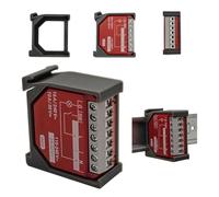 Supporto per guida guida guida per Shelly 1PM GEN4 Din Rail Adapter (grigio)