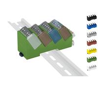 Supporto per guida guida "Quadro" per Shelly-Mini DIN Rail Bracket (35 mm) (verde)