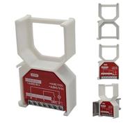 Supporto per guida per carrello Shelly 1PM GEN4 - DUO - Apertura inferiore e superiore (bianco)