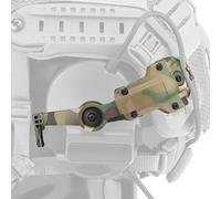 Supporto per guida per cuffie tattiche ad angolo libero compatibile con adattatore per cuffie Peltor Comtac On Team Wendy EXFIL/Flux M-Lok/Ops-Core, adattatore per guida ad arco rapido, accessorio per