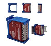 Supporto per guida per guida per Shelly 1PM GEN4 Din Rail Adapter - diversi colori disponibili (blu)