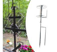 Supporto per guida tubo da giardino in metallo robusto, supporto per rullo