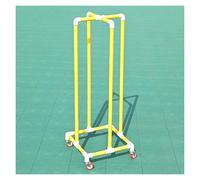 Supporto per Hula Hoop Supporto per anelli sportivi in PVC, pratico carrello portaoggetti per hula hoop per interni ed esterni.(Yellow,19.7in/50cm Hoop Dia)
