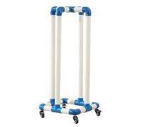 Supporto per Hula Hoop Supporto portaoggetti con ruote per cerchi da hula hoop, carrello assemblato per cerchio fitness, supporto mobile per anelli da ginnastica, casa(19.7in/50cm)