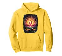 Supporto per i sopravvissuti alla consapevolezza del Cancro Felpa con Cappuccio